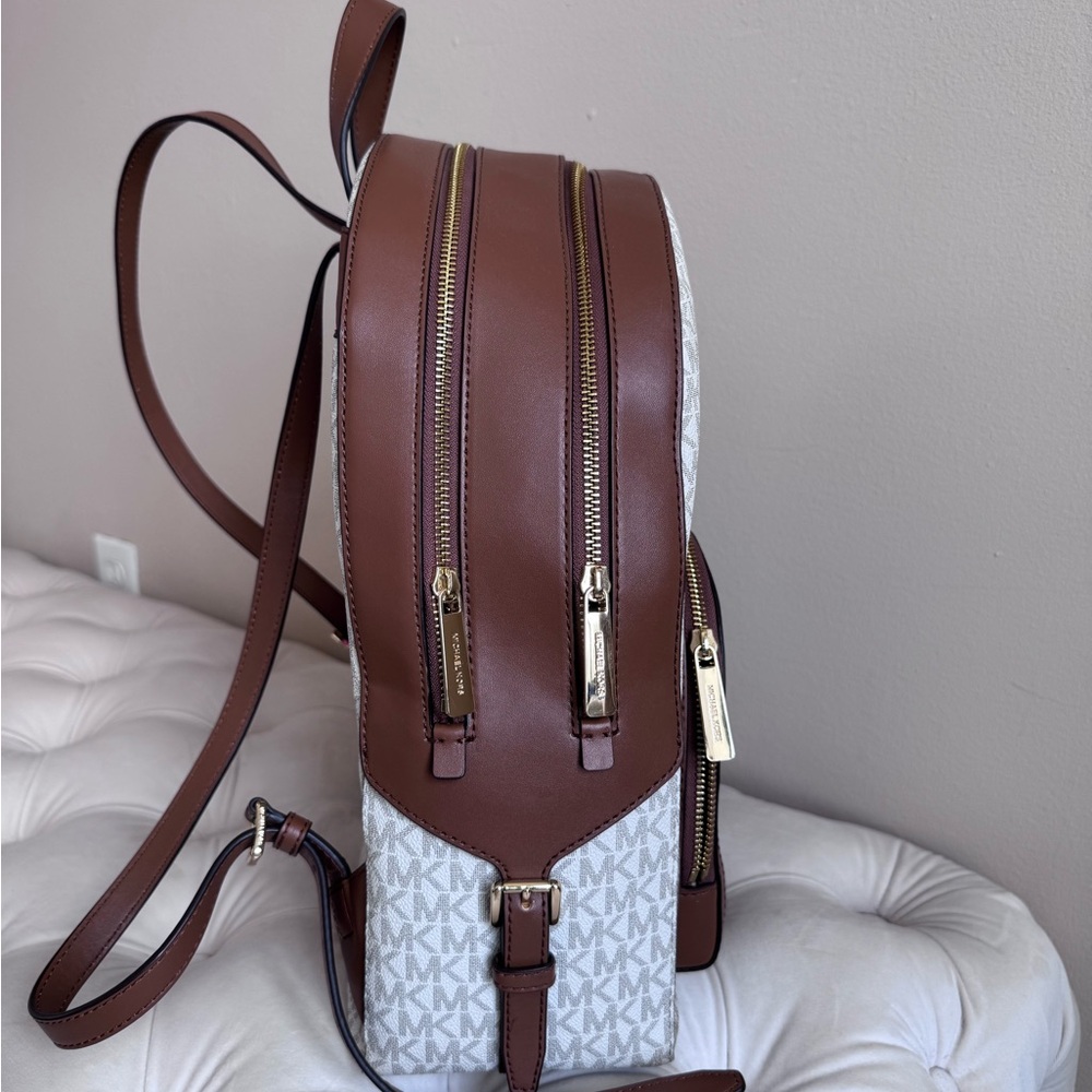 Michael Kors Jaycee Large Logo Backpack - Picture 3 of 10